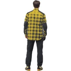 Norrona Camicia In Flanella Uomo - Svalbard - Golden Palm -Norrona norrona svalbard flannel shirt men golden palm 3 1464341