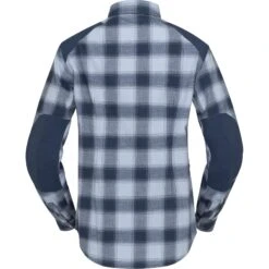 Norrona Camicia In Flanella Donna - Svalbard - Blue Fog/Indigo Night -Norrona norrona svalbard flannel shirt women blue fog indigo night 2 1344036