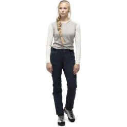 Norrona Pantaloni Donna - Svalbard Flex1 - Caviar -Norrona norrona svalbard flex1 pants women caviar 2 1464263