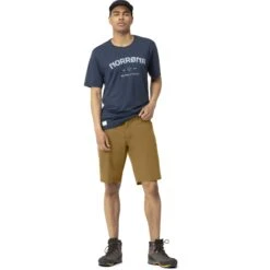 Norrona Pantaloncini Uomo - Svalbard Light Cotton - Camelflage -Norrona norrona svalbard light cotton shorts men camelflage model 1 1400057