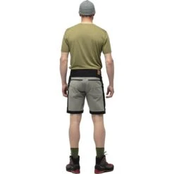 Norrona Pantaloncini Bermuda Uomo - Svalbard Mid Cotton - Caviar/Slate Grey -Norrona norrona svalbard mid cotton shorts men caviar slate grey 3 1562012