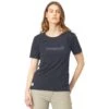 Norrona Maglietta Donna - Svalbard Wool - Indigo Night/Blue Fog -Norrona norrona svalbard wool t shirt women indigo night blue fog 1 1464614