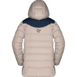 Norrona Giubbotto Donna - Tamok Down750 - Pure Cashmere -Norrona norrona tamok down750 jacket women pure cashmere 2 1027646