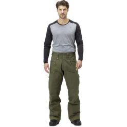 Norrona Pantaloni Uomo - Tamok Gore-Tex Thermo40 - Olive Night -Norrona norrona tamok gore tex thermo40 pants men olive night 3 1027771