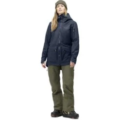 Norrona Giacca Donna - Tamok Gore-Tex Thermo80 - Indigo Night -Norrona norrona tamok gore tex thermo80 jacket women indigo night 3 1027841