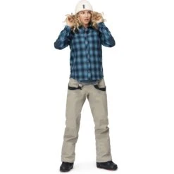 Norrona Camicia Donna - Tamok Wool - Indigo Night -Norrona norrona tamok wool shirt women indigo night 2 1518835