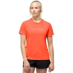 Norrona Maglietta Donna - Tech - Orange Alert