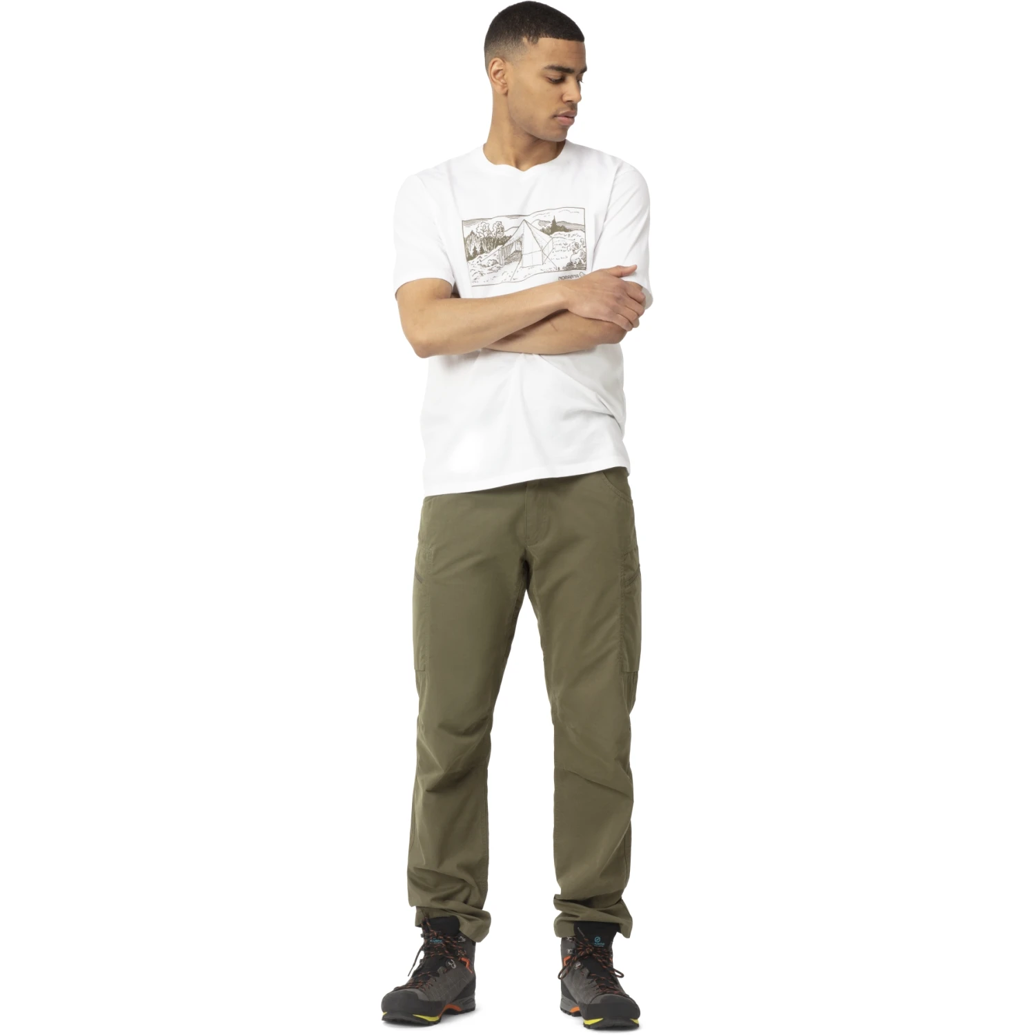 Norrona Pantaloni Uomo - Trekking - Olive Night 4 Norrona Pantaloni Uomo - Trekking - Olive Night - immagine 2