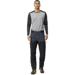 Norrona Pantaloni Uomo - Trollveggen Flex1 - Cool Black/Caviar -Norrona norrona trollveggen flex1 pants men cool black caviar 2 1464746