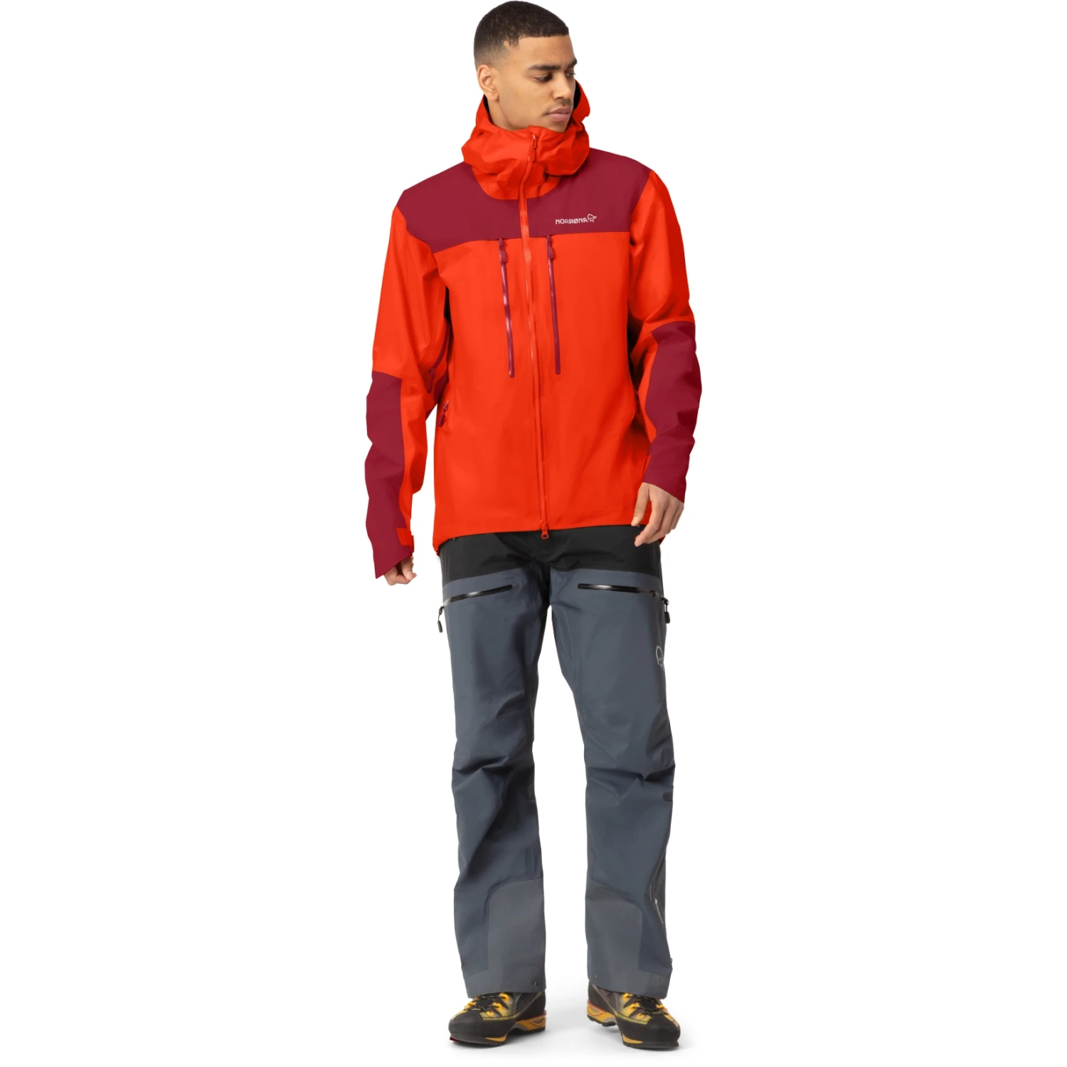 Norrona Giacca Uomo - Trollveggen Gore-Tex Pro Light - Arednalin/Rhubarb 6 Norrona Giacca Uomo - Trollveggen Gore-Tex Pro Light - Arednalin/Rhubarb - immagine 4