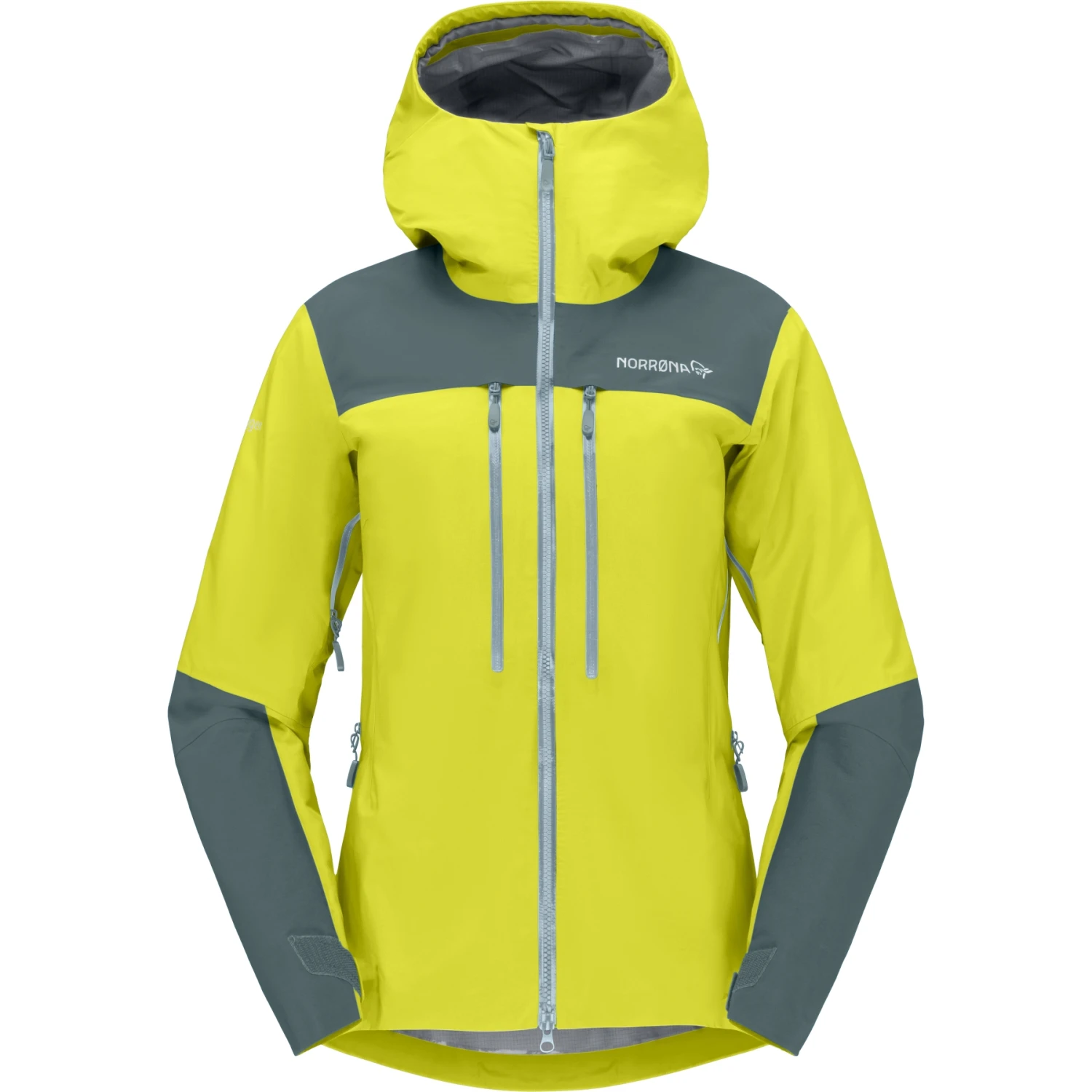 Norrona Giacca Donna - Trollveggen Gore-Tex Pro Light - Sulphur Spring/North Atlantic 4 Norrona Giacca Donna - Trollveggen Gore-Tex Pro Light - Sulphur Spring/North Atlantic - immagine 2