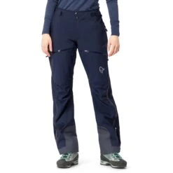 Norrona Pantaloni Donna - Trollveggen Gore-Tex Pro Light - Indigo Night/Indigo Night