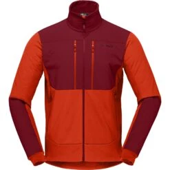 Norrona Giacca Uomo - Trollveggen Hiloflex200 - Arednalin/Rhubarb -Norrona norrona trollveggen hiloflex200 jacket men arednalin rhubarb 2 1518946