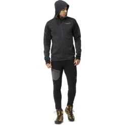 Norrona Giacca Uomo - Trollveggen Powerstretch Pro Zip Hood - Caviar -Norrona norrona trollveggen powerstretch pro zip hood men caviar 2 1464924