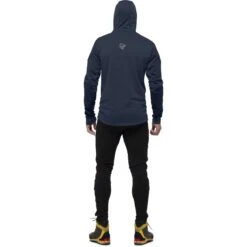 Norrona Giacca Uomo - Trollveggen Powerstretch Pro Zip Hood - Indigo Night -Norrona norrona trollveggen powerstretch pro zip hood men indigo night 3 1031642
