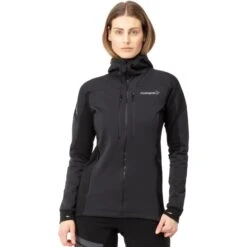 Norrona Giacca Donna - Trollveggen Powerstretch Pro Zip Hood - Caviar