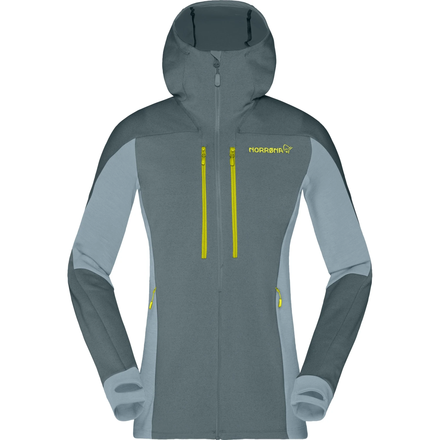 Norrona Giacca Donna - Trollveggen Powerstretch Pro Zip Hood - North Atlantic 4 Norrona Giacca Donna - Trollveggen Powerstretch Pro Zip Hood - North Atlantic - immagine 2