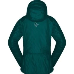 Norrona Giacca Donna - Trollveggen Primaloft100 Zip Hood - Everglade -Norrona norrona trollveggen primaloft100 zip hood jacket women everglade 3 1518995