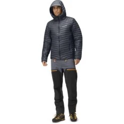 Norrona Giubbotto Uomo - Trollveggen Superlight Down850 Hood - Cool Black -Norrona norrona trollveggen superlight down850 hood jacket men cool black 3 1258401