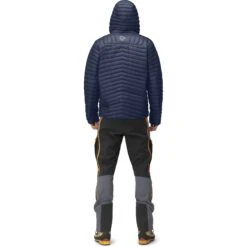 Norrona Giubbotto Uomo - Trollveggen Superlight Down850 Hood - Indigo Night -Norrona norrona trollveggen superlight down850 hood jacket men indigo night 4 1258406