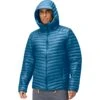 Norrona Giubbotto Uomo - Trollveggen Superlight Down850 Hood - Mykonos Blue -Norrona norrona trollveggen superlight down850 hood jacket men mykonos blue 1 1519037