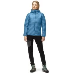 Norrona Giubbotto Donna - Trollveggen Superlight Down850 Hood - Hawaiian Surf -Norrona norrona trollveggen superlight down850 hood jacket women hawaiian surf 3 1258413