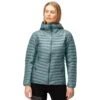 Norrona Giubbotto Donna - Trollveggen Superlight Down850 Hood - North Atlantic -Norrona norrona trollveggen superlight down850 hood jacket women north atlantic 1 1465174