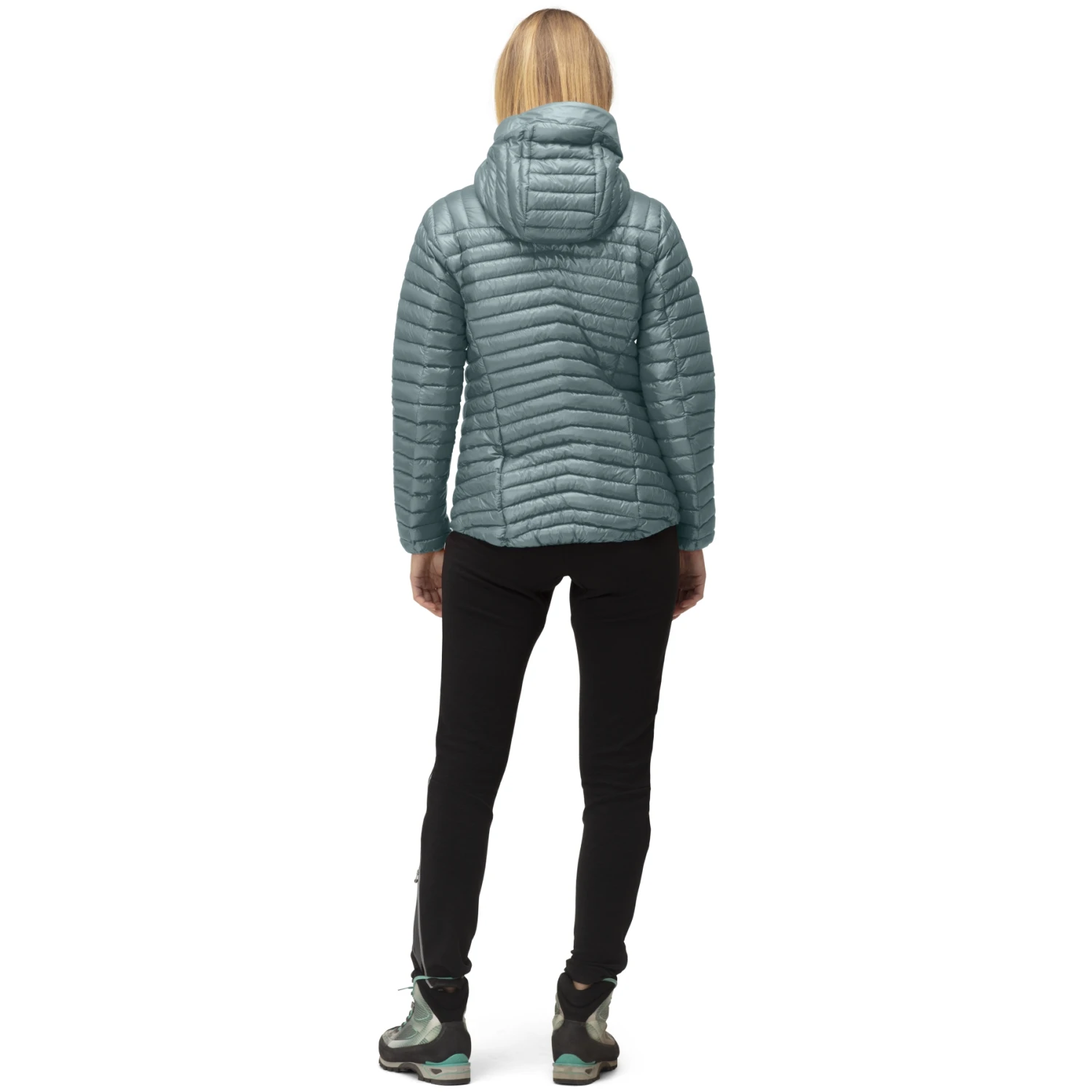 Norrona Giubbotto Donna - Trollveggen Superlight Down850 Hood - North Atlantic 7 Norrona Giubbotto Donna - Trollveggen Superlight Down850 Hood - North Atlantic - immagine 5
