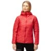 Norrona Giubbotto Donna - Trollveggen Superlight Down850 Hood - True Red