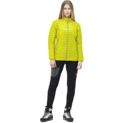 Norrona Giubbotto Donna - Trollveggen Superlight Down850 - Sulphur Spring -Norrona norrona trollveggen superlight down850 jacket women sulphur spring 3 1258483