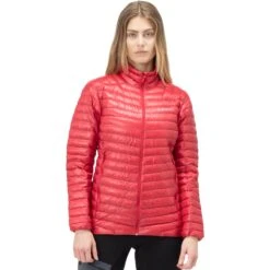 Norrona Giubbotto Donna - Trollveggen Superlight Down850 - True Red