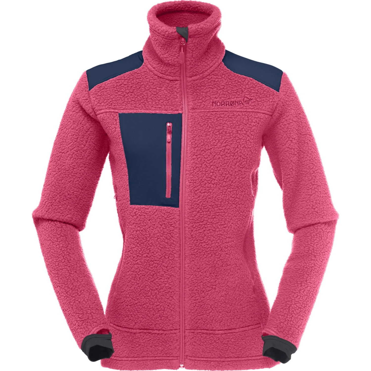 Norrona Giacca Donna - Trollveggen Thermal Pro - Honeysuckle/Indigo Night 4 Norrona Giacca Donna - Trollveggen Thermal Pro - Honeysuckle/Indigo Night - immagine 2