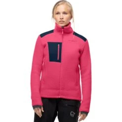 Norrona Giacca Donna - Trollveggen Thermal Pro - Honeysuckle/Indigo Night