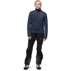 Norrona Giacca Donna - Trollveggen Thermal Pro - Indigo Night -Norrona norrona trollveggen thermal pro jacket women indigo night 3 1031874