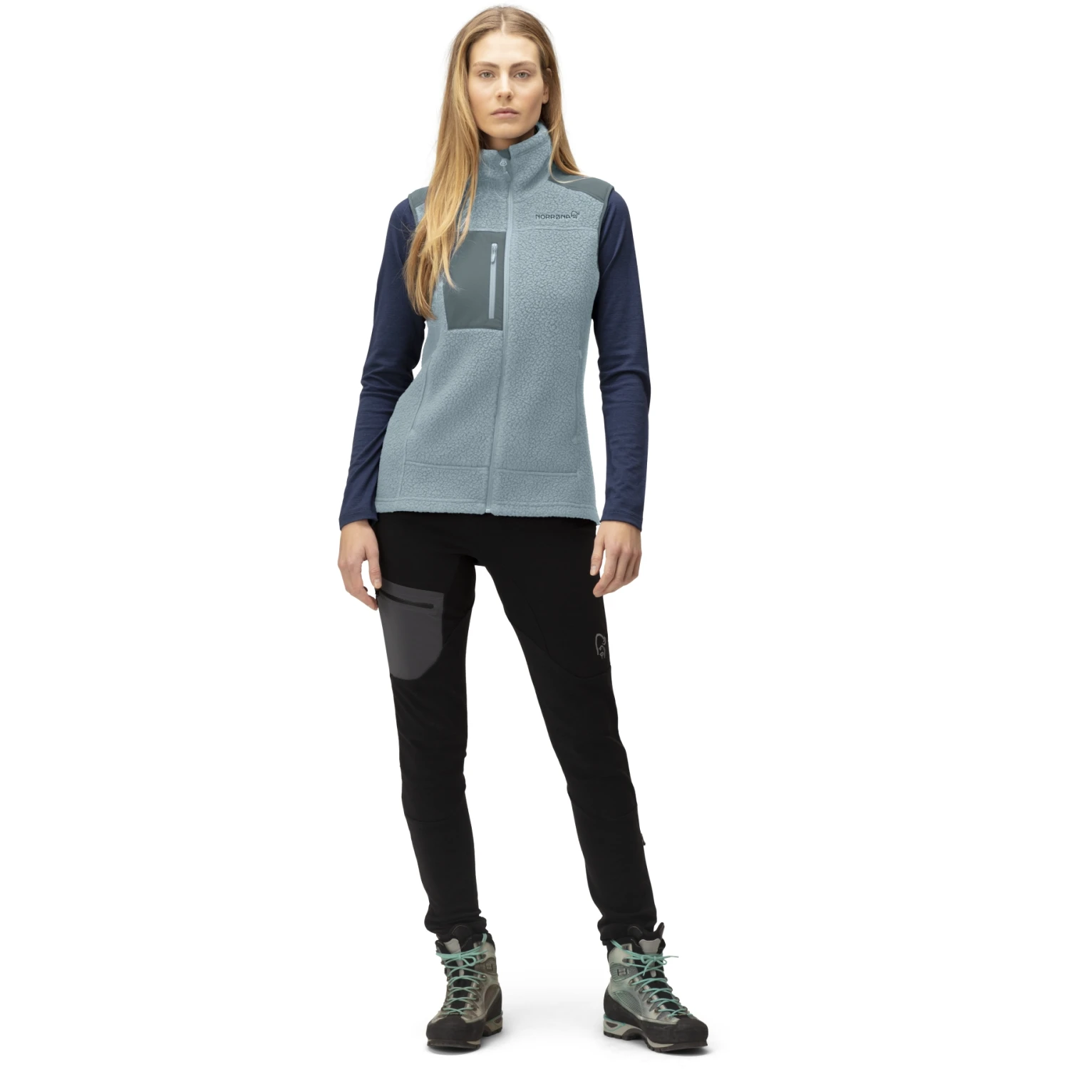 Norrona Gilet Donna - Trollveggen Thermal Pro - Tourmaline 6 Norrona Gilet Donna - Trollveggen Thermal Pro - Tourmaline - immagine 4