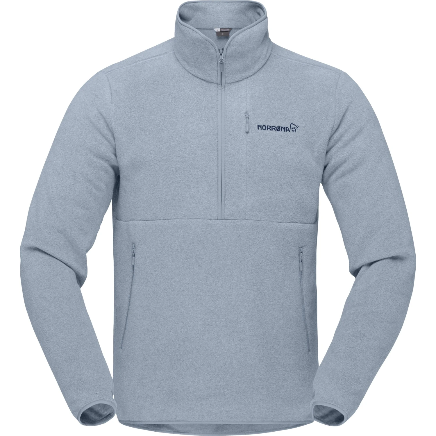 Norrona Pullover Unisex - Warm2 Halfzip - Blue Fog 4 Norrona Pullover Unisex - Warm2 Halfzip - Blue Fog - immagine 2