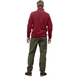 Norrona Pullover Unisex - Warm2 Halfzip - Rhubarb Melange -Norrona norrona warm2 halfzip unisex pullover rhubarb melange 4 1032164