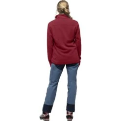 Norrona Pullover Unisex - Warm2 Halfzip - Rhubarb Melange -Norrona norrona warm2 halfzip unisex pullover rhubarb melange 6 1032166