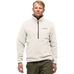 Norrona Pullover Unisex - Warm2 Halfzip - Snowdrop