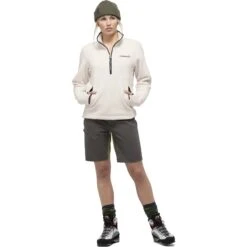 Norrona Pullover Unisex - Warm2 Halfzip - Snowdrop -Norrona norrona warm2 halfzip unisex pullover snowdrop 4 1465446