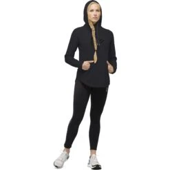 Norrona Felpa Con Cappuccio Donna - Warm2 Hood - Caviar -Norrona norrona warm2 hood women caviar 3 1259232