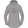 Norrona Felpa Con Cappuccio Donna - Warm2 Hood - Drizzle Melange -Norrona norrona warm2 hood women drizzle melange 1 1032244