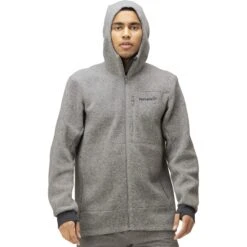 Norrona Giacca Uomo - Warmwool3 Hood - Drizzle