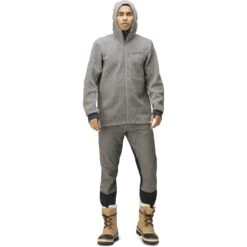 Norrona Giacca Uomo - Warmwool3 Hood - Drizzle -Norrona norrona warmwool3 hood jacket men drizzle 2 1519151