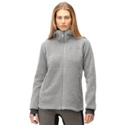 Norrona Giacca Donna - Warmwool3 Hood - Drizzle